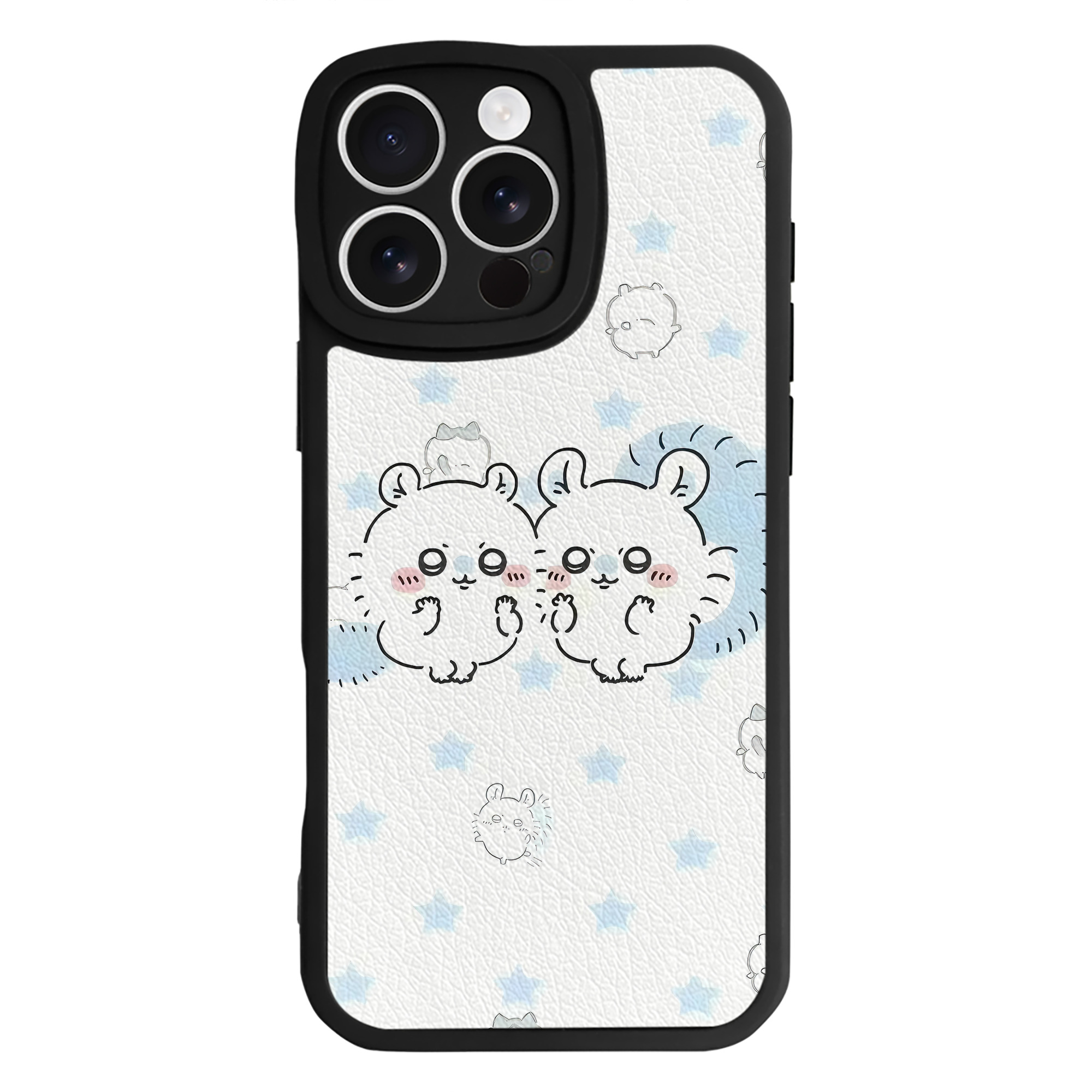 （画像用） ちいかわ Chii-kawa 【iPhone 16シリーズ対応】シリコンスマホケース（レザー調） 材質：シリコン